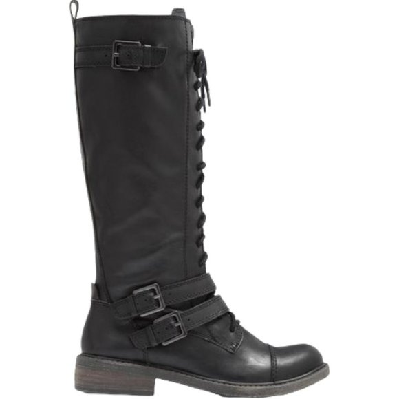 Lucky Brand Shoes - Lucky Brand Neel Lace Up Boots In Black Size 6.5